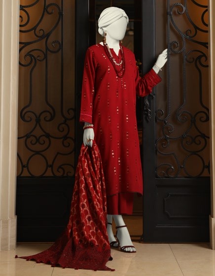 RED-JACQUARD-UNSTITCHED-2PC-JLAWN-S-JDS-24-1074 GAUHAR-02
